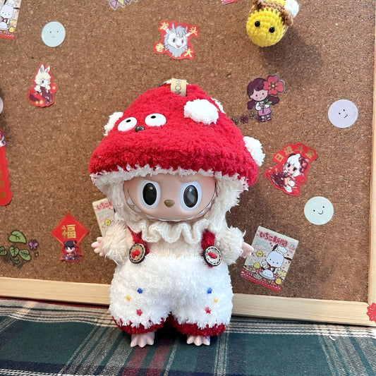 Labubu Mushroom Set | Doll Clothes