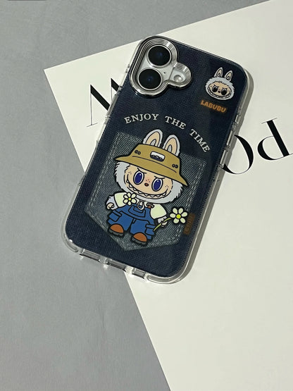 Labubu Denim Blue Phone Case