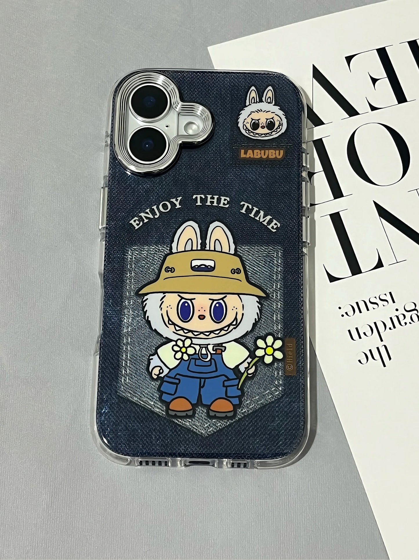 Labubu Denim Blue Phone Case