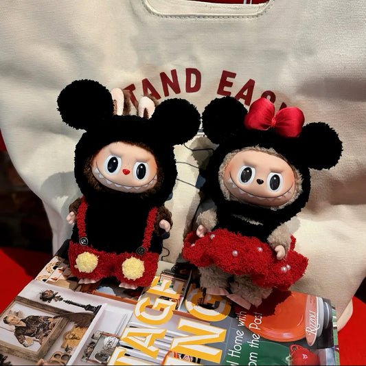 Labubu Mickey and Minnie Outfit | Doll Clothes